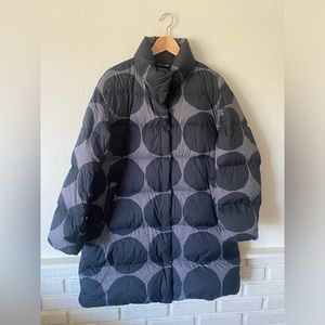 Marimekko Uniqlo Polka Dot Ultralight Down Parka Jacket